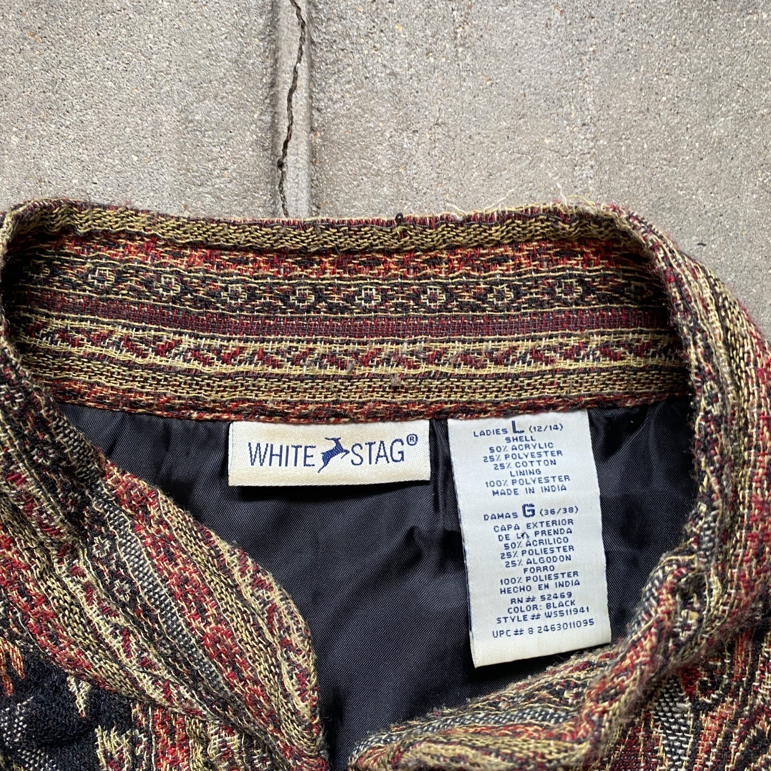 WHITE STAG ゴブラン織り チャイナジャケット – サニーコレクション
