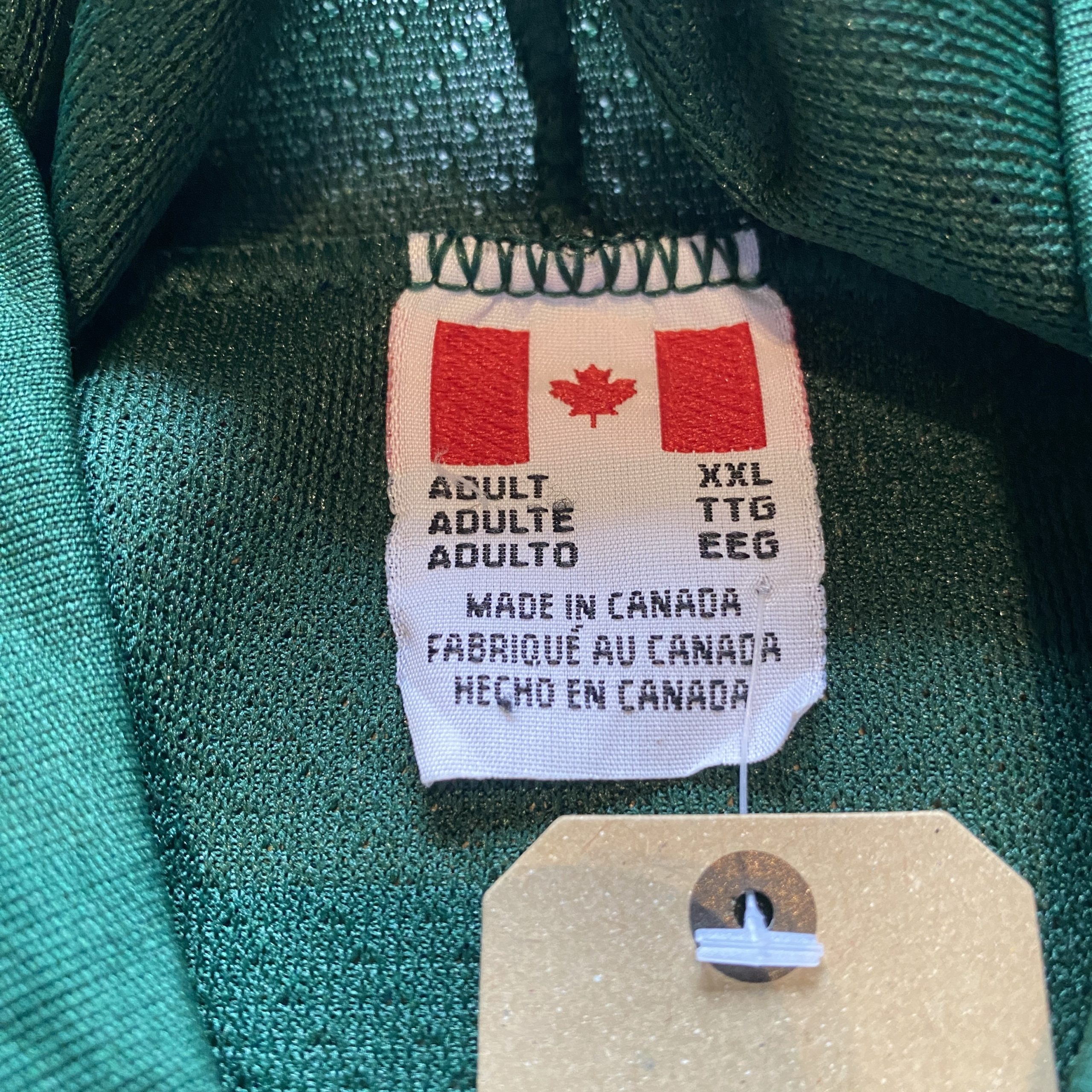 カナダ製 無地 ホッケーシャツ 緑 ビンテージ – サニーコレクション